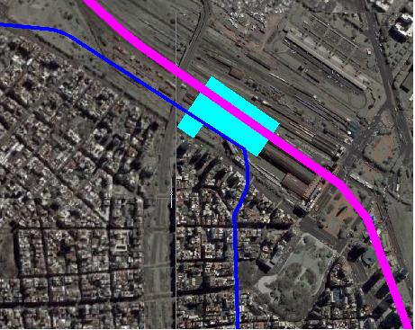 El trazado actual de la línea C llegando a Retiro la dejaría cortando perpendicularmente el túnel de Cercanías y alejada de la nueva estación. Sería conveniente desviarla a partir de la estación San Martín, continuando por Esmeralda para luego curvarse y llegar a la nueva estación de Retiro, paralela al resto de los túneles, posiblemente empalmando con el túnel de la futura línea H